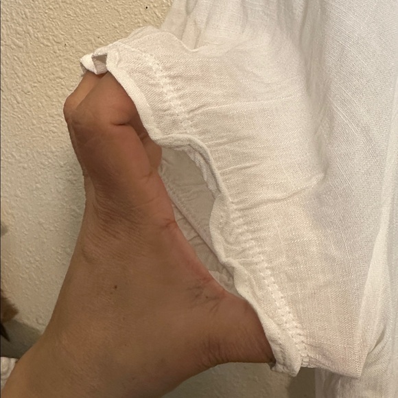 Moa Moa White Ruffled Blouse - Picture 5 of 7